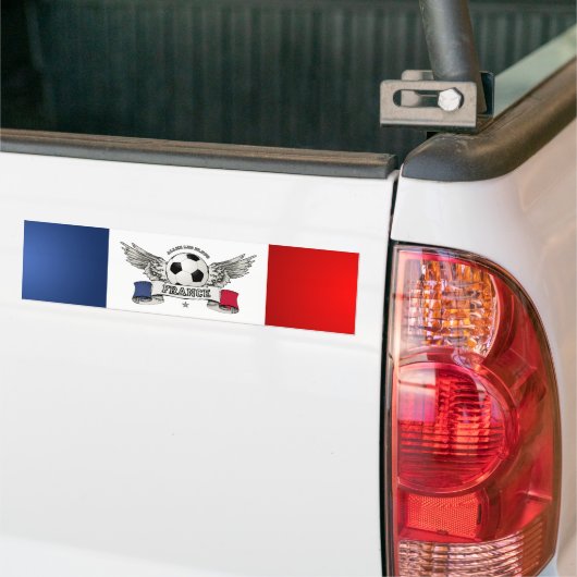 Franse Football Team Supporter bumper sticker (Op Truck)