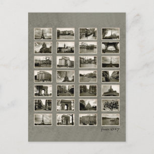 Franse foto Collage Briefkaart