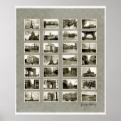 Franse foto Collage Poster (Voorkant)