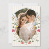 Franse foto Lijst bruiloft Save The Date (Voorkant)