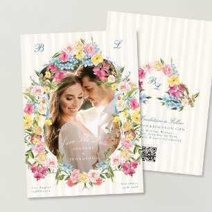  Franse Foto Lijst Monogram Huwelijk Save The Date