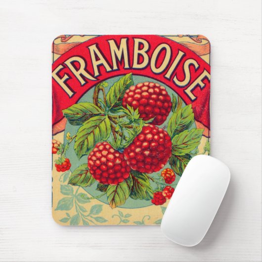  Franse Framboise (frambozen) Muismat (Met muis)