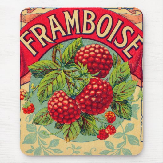  Franse Framboise (frambozen) Muismat (Voorkant)