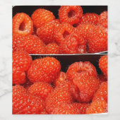 Franse frambozen wijn etiket (Enkel label)