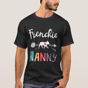 Franse Franse Bulldog Nanny Kleding Gratis T-shirt