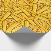 Franse Fries Cartoon Cadeaupapier (Hoek)