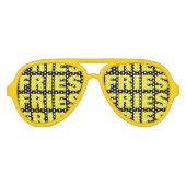 Franse Fries obsessie grappige feestbril (Voorkant)