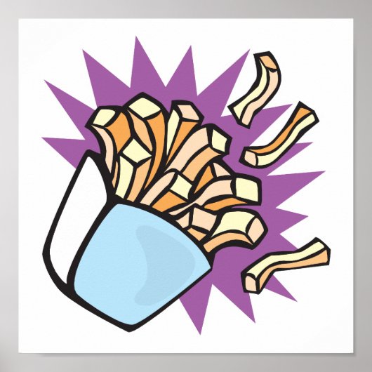 franse friet poster (Voorkant)