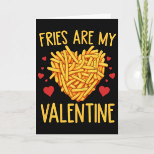 Franse Frieten Zijn Mijn Valentijn Friet Liefhebbe Kaart