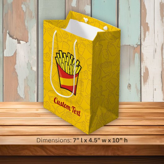 Franse frietjes middelgrote cadeautas
