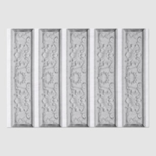 Franse Frieze Palmette-meubelen met schuifwiel ont Tissuepapier