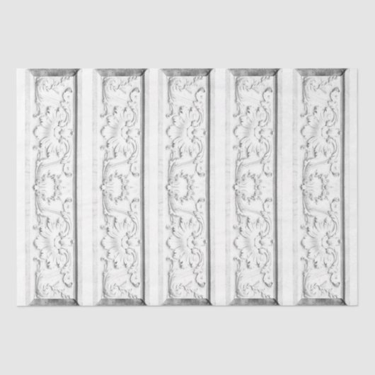 Franse Frieze Palmette-meubelen met schuifwiel ont Tissuepapier (Voorkant)