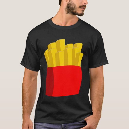 Franse Frites Kostuum T-shirt (Voorkant)