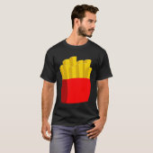 Franse Frites Kostuum T-shirt (Voorkant volledig)