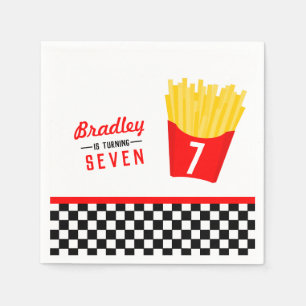Franse Frites Verjaardagsfeestje Servet