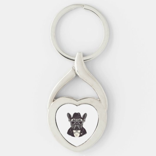 franse gangster sleutelhanger (Voorkant)
