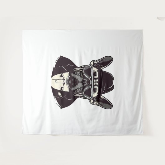 franse gangster wandkleed (Voorkant (horizontaal))