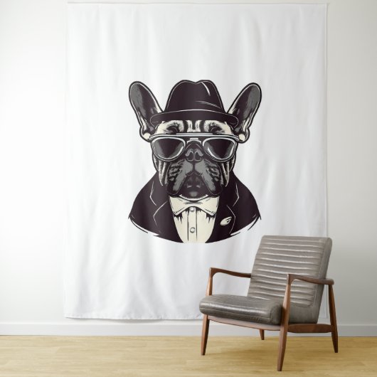 franse gangster wandkleed (In situ)