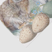 Franse Garden Bunny Rabbit Eggs Easter Decoupage Tissuepapier (Detail)