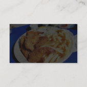 Franse garnalen taarten taarten visitekaartje (Achterkant)