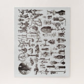  Franse gasverlichtingsillustraties Legpuzzel (Verticaal)