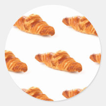 Franse gebak Sticker, bakkerij Croissant
