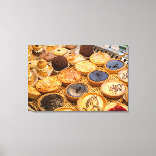 Franse gebakjes, Parijs, Frankrijk Canvas Afdruk