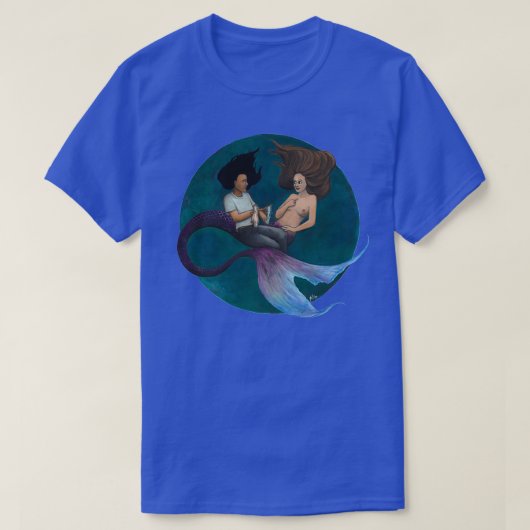 Franse gebarentaal Mermaid T-shirt (Design voorkant)