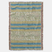 Franse geborduurde flessenlook deken (Voorkant Verticaal)