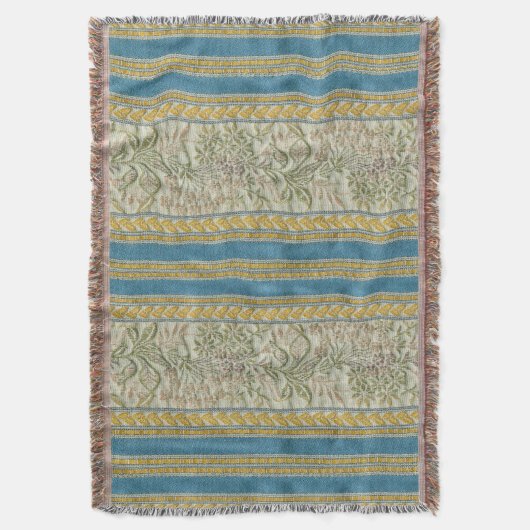 Franse geborduurde flessenlook deken (Voorkant Verticaal)