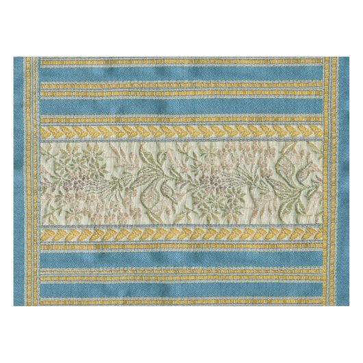 Franse geborduurde flessenlook tafelkleed (Voorkant (Horizontaal))