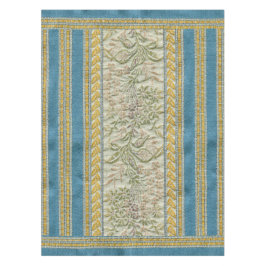 Franse geborduurde flessenlook tafelkleed