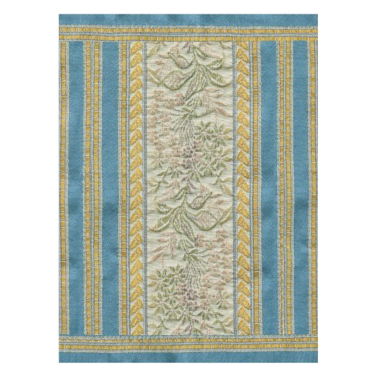 Franse geborduurde flessenlook tafelkleed (Voorkant)