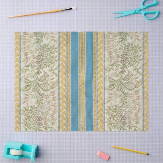 Franse geborduurde flessenlook tissuepapier (Craft)