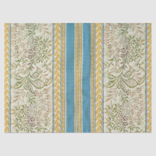 Franse geborduurde flessenlook tissuepapier (Voorkant)