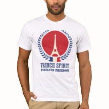 Franse Geest Tijdloze Vrijheid T-Shirt