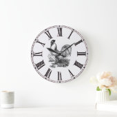 Franse geïnspireerde  Rooster Station-klok Grote Klok (Huis)