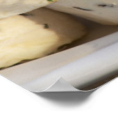 Franse geitenkaas - chevre - met kruiden op een poster (Hoek)