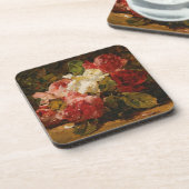 -Franse Georges Jeannin Rozen III Bier Onderzetter (Linkerzijde)