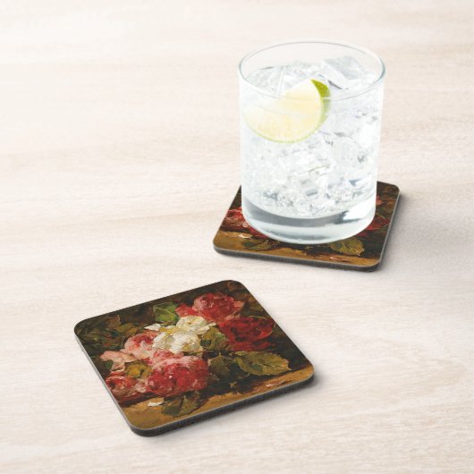 -Franse Georges Jeannin Rozen III Bier Onderzetter (Rechterzijde)