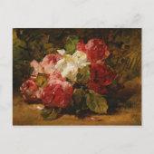 -Franse Georges Jeannin Rozen III Briefkaart (Voorkant)