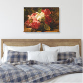 -Franse Georges Jeannin Rozen III Canvas Afdruk (Insitu (Slaapkamer))