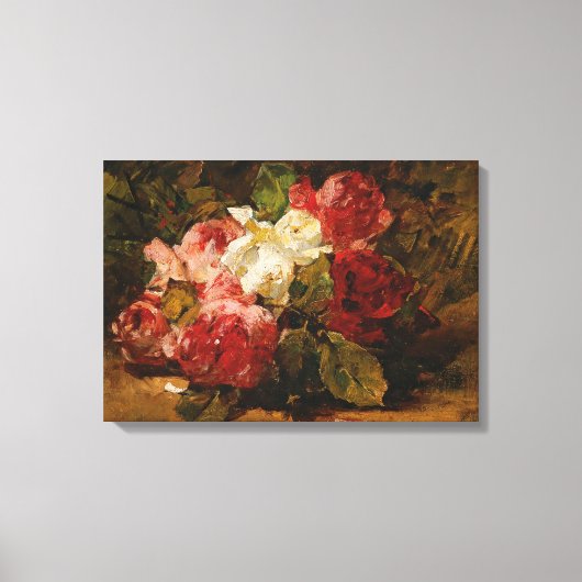 -Franse Georges Jeannin Rozen III Canvas Afdruk (Voorkant)