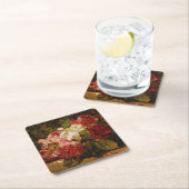 -Franse Georges Jeannin Rozen III Kartonnen Onderzetters (Insitu)