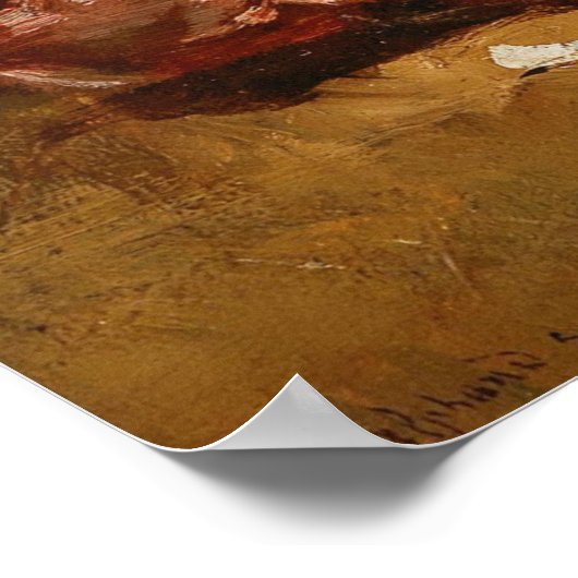 -Franse Georges Jeannin Rozen III Poster (Hoek)