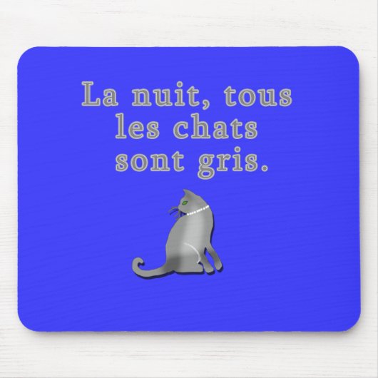 Franse Gezegden Muismat (Voorkant)