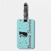 Franse: Goede avond Bagagelabel (Achterkant verticaal)