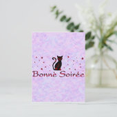 Franse: Goede avond Briefkaart (Staand voorkant)