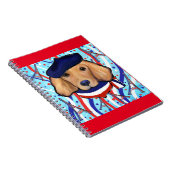 Franse Golden Retriever Notitieboek (Rechterzijde)