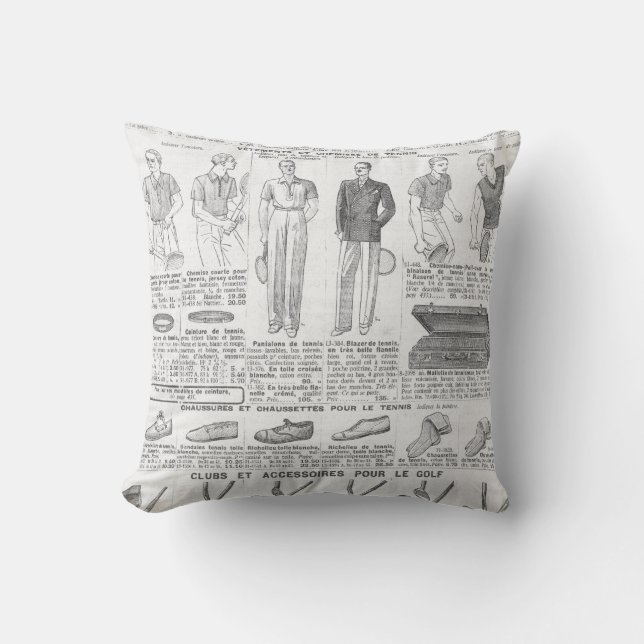  franse golfcatalogus ( 1931 ) kussen (Voorkant)